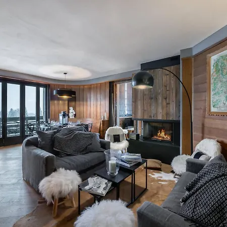 Renove 5 Avec Balcon, Cheminee Et Wifi A 400m Du Centre De - Fr-1-453-170 Megeve